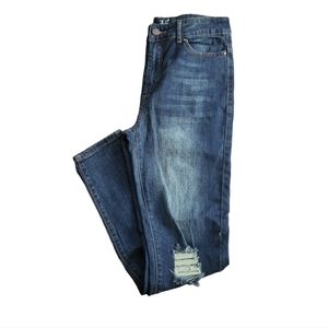Versace V1969 Distressed Skinny jeans